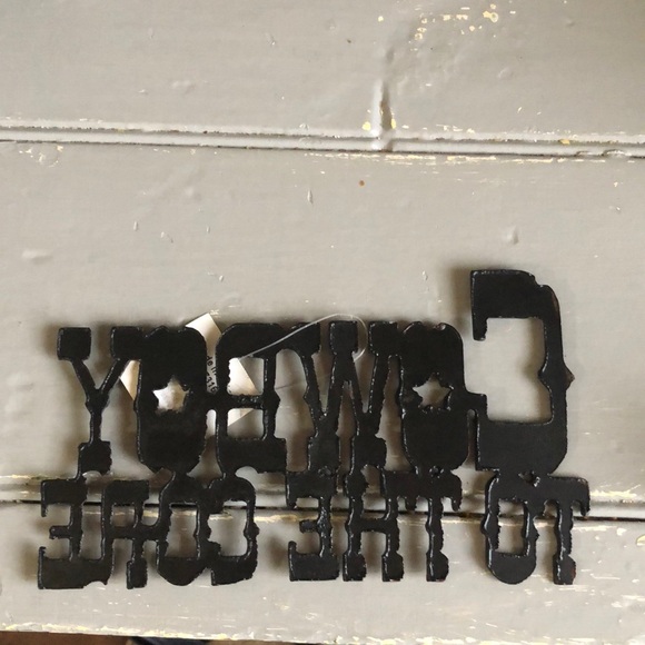 Metal “Cowboy to the Core” sign - Picture 2 of 3